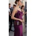 Evening Bag - Pleated Glittery w/ Trimmed Ruffles - Fuchsia - BG-92233FU